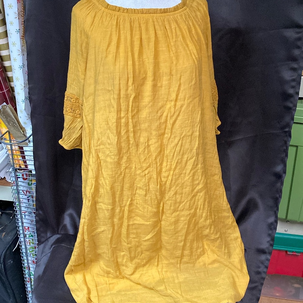 Naïf petite mustard dress
